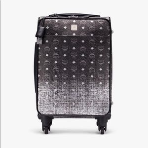 MCM Traveler Cabin Visetos Trolley Suitcase